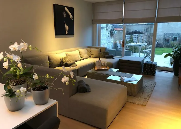 Home Bruges Cosy Comfort Modern Couple Privacy Walking Distance City Center Kitchen Terrace Garden