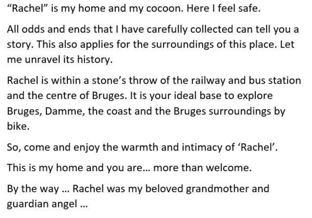 Rachel Bed & Breakfast Brugge